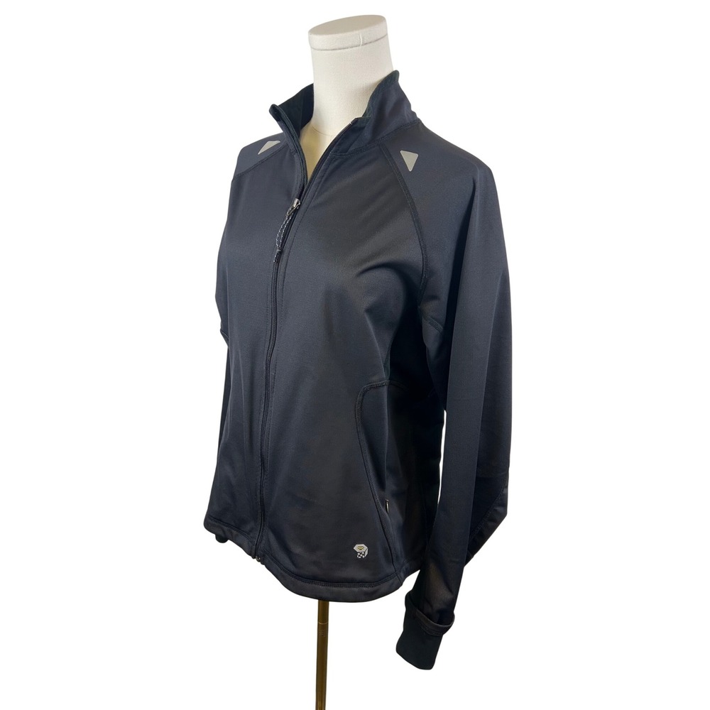 Mountain‎ Hardwear Full Zip Jacket Women's Size Large Black Lightweight Athletic